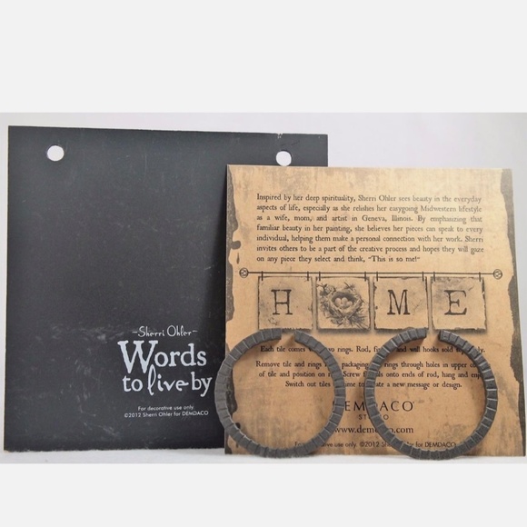 Words To Live Luna Tile by Sherri Ohler. New in Package - Picture 4 of 7